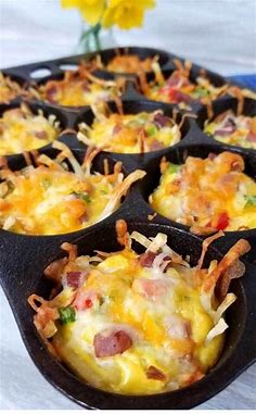 Loaded Denver Omelet Muffins - JIMMYSBOOK