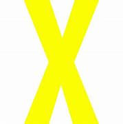 Image result for Yellow Letter X Icon