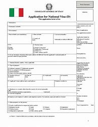 Image result for Italy Work Visa Approval Application PDF