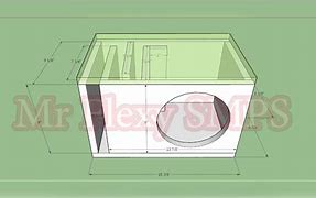 Image result for 8 Inch Subwoofer Box Plans