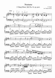 Image result for Chopin Nocturne C Sharp Minor