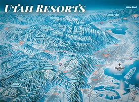Image result for Utah Ski Resorts Map