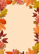 Image result for Fall Leaves Page Border