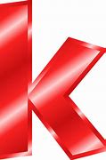 Image result for Red Alphabet Letters K