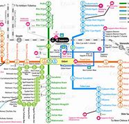 Image result for Sapporo Train Map