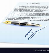 Image result for Contract with Floating Pen Drawing
