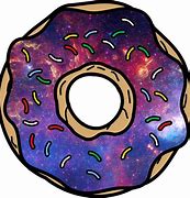 Image result for Galaxy Donut Cartoon