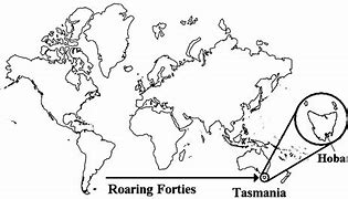 Image result for Tasmania World Map