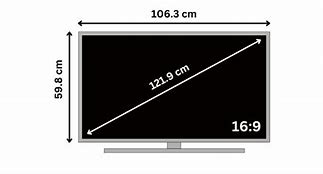 Image result for 48 Inch TV Dimensions