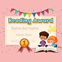 Image result for Reading Certificate for Kids Blank
