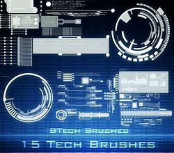 Image result for Technology Brushes Photoshop