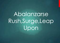Image result for abalanzad