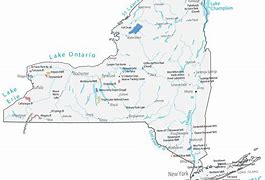 Image result for New York State Capital Map