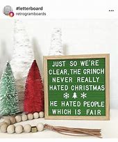 Image result for Funny Christmas Letter Board Signs