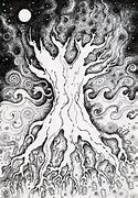 Image result for Upside Down Tree Drawing
