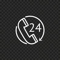Image result for Phone 24 HR Icon