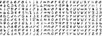 Image result for Handwritten Characters