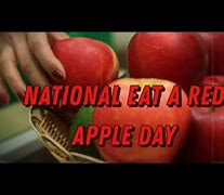 Image result for National Eat a Red Apple Day