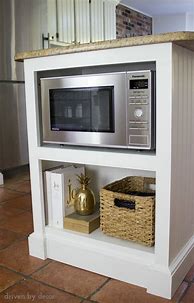 Image result for Kitchen Island with Microwave Drawer