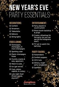 Image result for New Year's Eve Plans