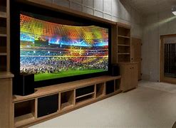 Image result for Home Theater System with Projector and Screen