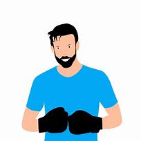 Image result for Boxing Cartoon T-Shirt