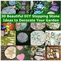 Image result for DIY Cement Mosaic Stepping Stones
