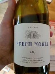 Bildergebnis für Rene Rostaing Coteaux Languedoc Puech Noble Blanc