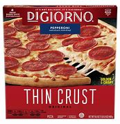 Image result for DiGiorno Thin Crust Pepperoni Pizza