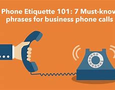 Image result for Proper Business Phone Etiquette