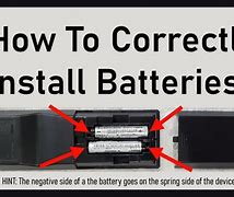 Image result for How to Install Batteries