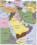 Image result for Middle East Continent Map