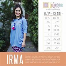 29 Off Lularoe Tops Lularoe Irma Xs Size Chart In