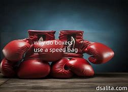 Image result for Why Do Boxers Speed Bnag