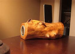 Image result for Wooden Speaker for iPod