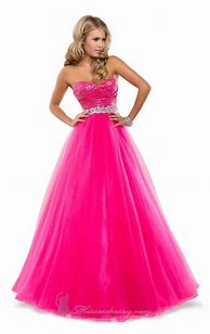 Image result for Hot Pink Hoco Dress