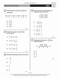 Image result for 6th Grade Math Test