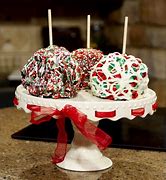 Image result for Christmas Caramel Apples