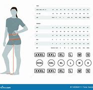Image result for Female Waist Size Chart