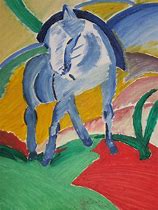 Image result for Outline Horse On Blue Background