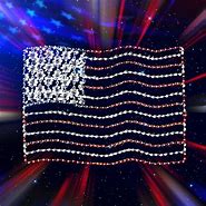 Image result for American Flag Lights