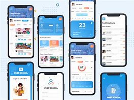 Image result for School Mobile-App Template