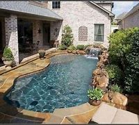 Image result for Small Backyard Pool Landscaping Ideas
