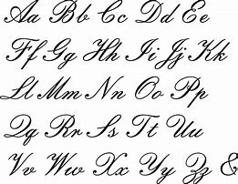 Image result for Cursive Letters Fonts