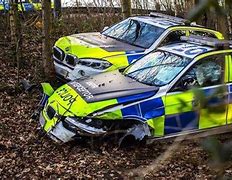 Image result for Smashed Up British Police Car