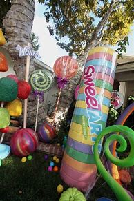 Image result for Candyland Homemade Decorations