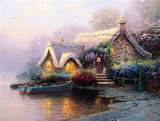 kinkade cottage painting cottages kinkade cottage painting cottages