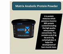 Image result for Matrix Protein Powder