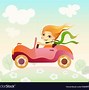 Image result for Girl Driving Car Cartoon Asthetic