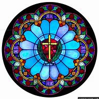 Image result for Stained Glass Window Clip Art Crosses